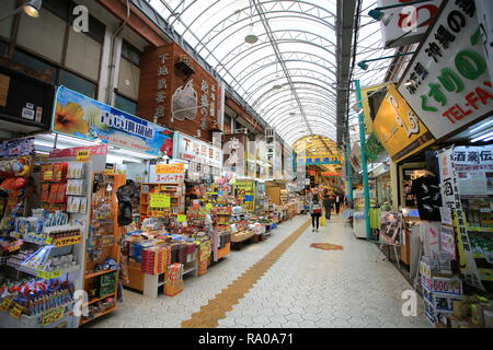 Markt in der Okinawa, Kokusai-Dori Stockfoto