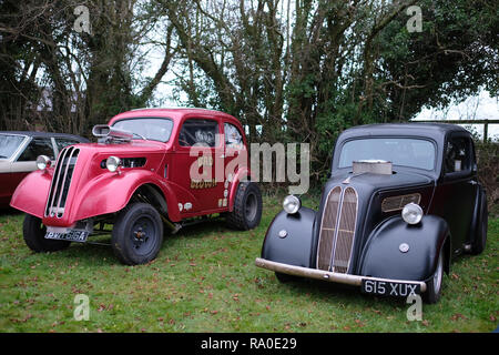 Dezember 2018 - Redhill Oldtimer Treffen Stockfoto