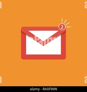 E-Mail Nachricht Stock Vektor