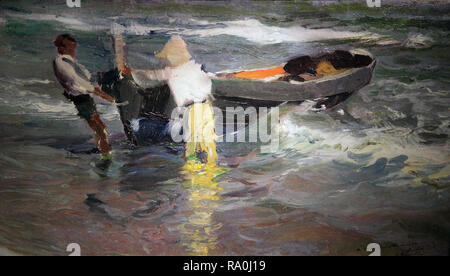 Marina.ein Gemälde des Künstlers Joaquin Sorolla Bastida (1863-1923) Stockfoto