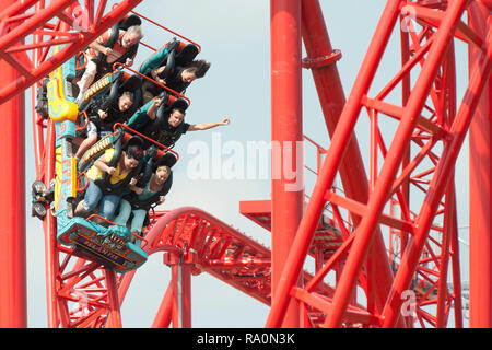 29.06.2010, Leipzig, Sachsen, Deutschland - Belantis Vergnügungspark in Zwenkau bei Leipzig. 0 UX 100727 D 223 CAROEX.JPG - nicht für den Verkauf in G E R M A N Y, A U S Stockfoto