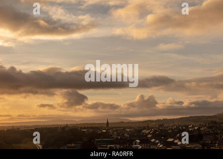 Auf dem Dach der Welt - Edinburgh, Schottland Stockfoto