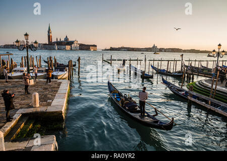 Iconic Blick auf Venedig, Italien. Stockfoto