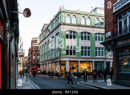 Schnabel Street, Soho, London, England, UK. Stockfoto