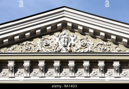 Art Nouveau Architektur an Aghmashenebeli Avenue in Tiflis Stockfoto