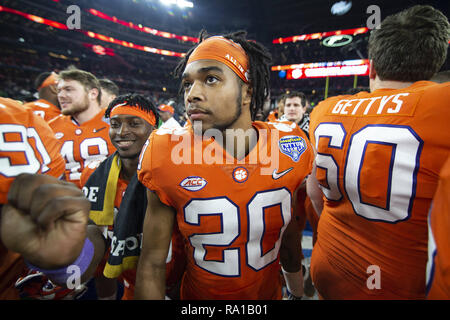 Arlington, Texas, USA. 29 Dez, 2018. Clemson postgame Spaß. Credit: Hoss McBain/ZUMA Draht/Alamy leben Nachrichten Stockfoto