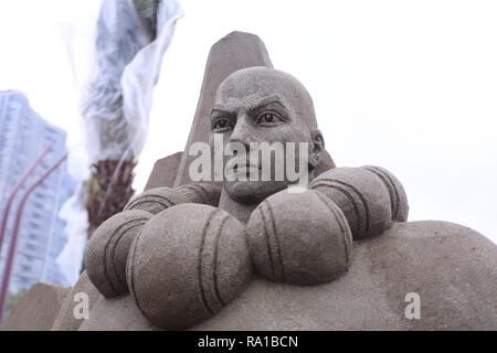 Chengdu Chengdu, China. 30 Dez, 2018. Chengdu, China - Der sand Sculpture Park in Chengdu, Provinz Sichuan im Südwesten Chinas. Credit: SIPA Asien/ZUMA Draht/Alamy leben Nachrichten Stockfoto