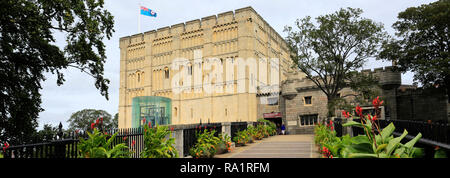 Anzeigen von Norwich Castle, die nun die Art Gallery und Museum von Norwich, Norfolk County, England, Großbritannien Stockfoto