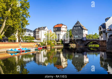 Bad Kreuznach, Brückenhäuser, Deutschland Stockfoto