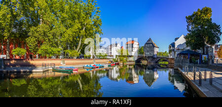 Bad Kreuznach, Brückenhäuser, Deutschland Stockfoto