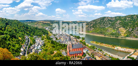 Oberwesel, Rhein, Deutschland Stockfoto