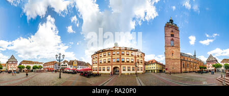 Markt, Edenkoben, Deutschland Stockfoto