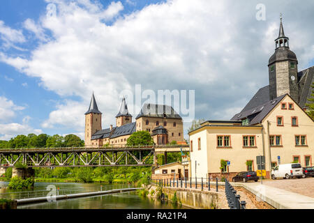 Schloss Rochlitz, Deutschland Stockfoto