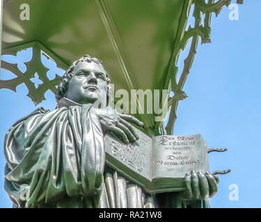 Martin Luther, Lutherstadt Wittenberg, Deutschland Stockfoto