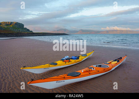 Kajak um die Insel Bute, Firth of Clyde, Argyll and Bute, Schottland Stockfoto