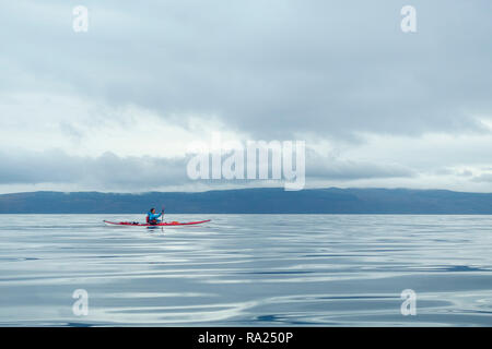 Kajak um die Insel Bute, Firth of Clyde, Argyll and Bute, Schottland Stockfoto