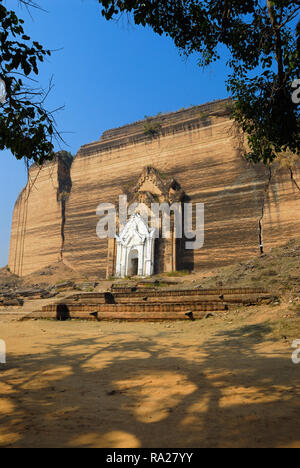 Mingun Pagode, Mandalay, Myanmar Stockfoto