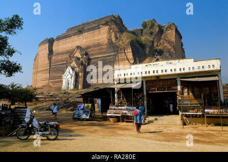 Mingun Pagode, Mandalay, Myanmar Stockfoto