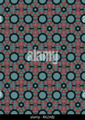 Funky, groovy und Spaß Fractal/abstrakte. Stockfoto