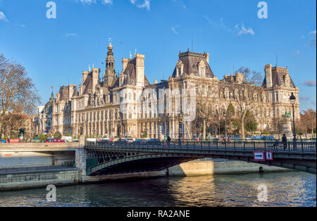 Hotel de Ville in Paris, Frankreich Stockfoto