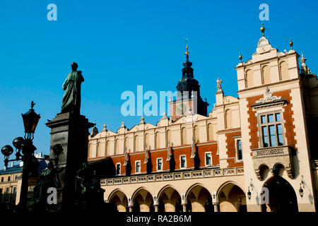 Adam-mickiewicz-Denkmal - Krakau - Polen Stockfoto