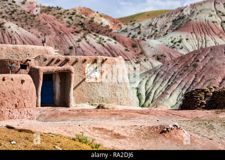 Ein buntes Dorf in Zanjan, nordwestlich von Iran Stockfoto