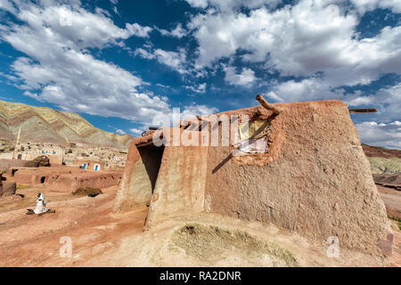 Ein buntes Dorf in Zanjan, nordwestlich von Iran Stockfoto