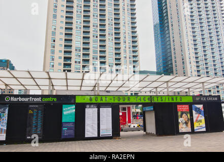 Harbourfront Centre Boot Tour, Tickets und Infos, Queens Quay West, Toronto, Ontario, Kanada Stockfoto