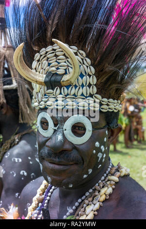 Teilnehmer in der goroka Festival. Stockfoto