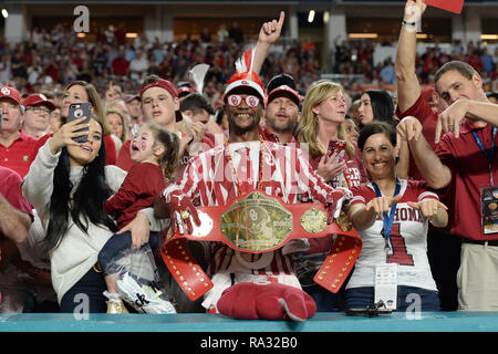 Miami Gardens, FL, USA. 29 Dez, 2018. Atmosphäre während des College Football Endspiel Halbfinale Spiel in der Hauptstadt zu einer Orange Bowl am 29. Dezember 2018 im Hard Rock Stadion in Miami Gardens, Florida. Quelle: MPI04/Medien Punch/Alamy leben Nachrichten Stockfoto