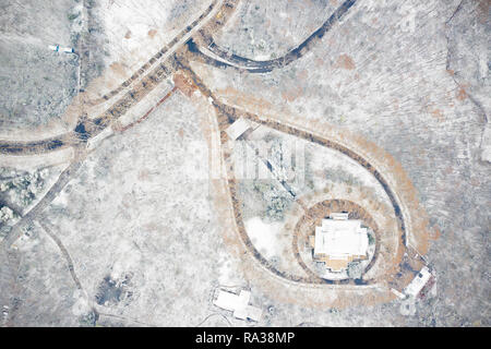Nanjing, Nanjing, China. 1 Jan, 2019. Nanjing, China - schweren Schnee hits Nanjing in der Provinz Jiangsu. Credit: SIPA Asien/ZUMA Draht/Alamy leben Nachrichten Stockfoto
