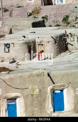 Ein buntes Dorf in Zanjan, nordwestlich von Iran Stockfoto