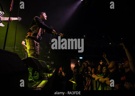 Zebrahead live bei O2 Ritz Manchester november 2018 Stockfoto