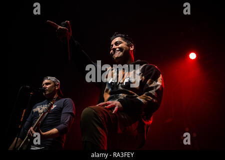 Zebrahead live bei O2 Ritz Manchester november 2018 Stockfoto