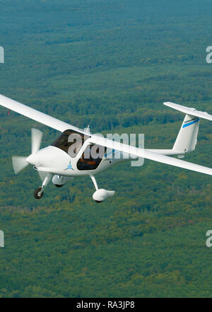 Frankreich, Bas-Rhin (67), Haguenau, neues Licht Flugzeug mit Elektromotor Pipistrel Alpha-Electro Stockfoto