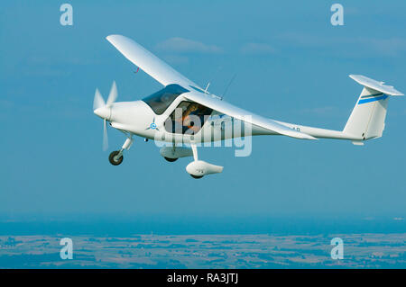 Frankreich, Bas-Rhin (67), Haguenau, neues Licht Flugzeug mit Elektromotor Pipistrel Alpha-Electro Stockfoto