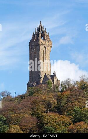 Wallace Monument, Stirling, Schottland, Großbritannien Stockfoto