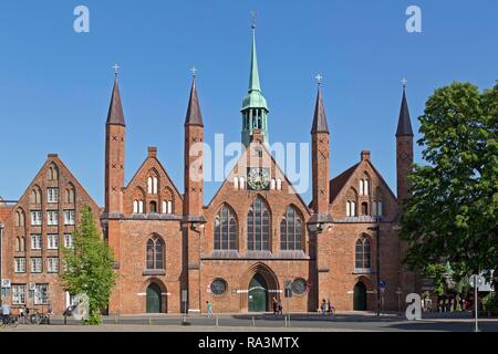 Heiligen-Geist-Hospital in Lübeck, Schleswig-Holstein, Deutschland Stockfoto