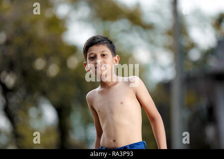 Ländliche indisches Kind Stockfoto