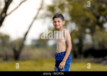 Ländliche indisches Kind Stockfoto