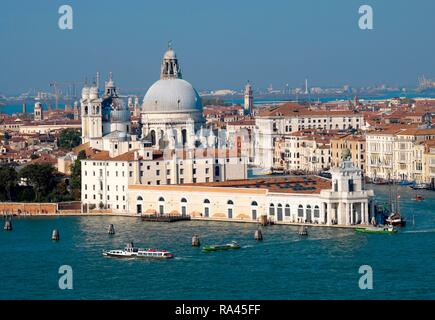 Kirche Santa Maria della Salute, Punta della Dogana, Venedig, Venetien, Italien Stockfoto