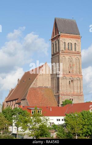 Marienkirche, Anklam, Mecklenburg-Vorpommern, Deutschland Stockfoto