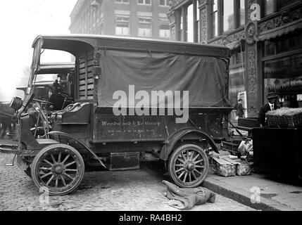 Woodward & Lothrop Kaufhaus (Woodies) Lkw, Washington D.C. Ca. 1912 Stockfoto