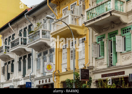 Bukit Pasoh Rd, Tanjong Pagar, Singapur Stockfoto