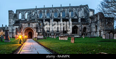 Malmesbury Abtei in Wiltshire Stockfoto