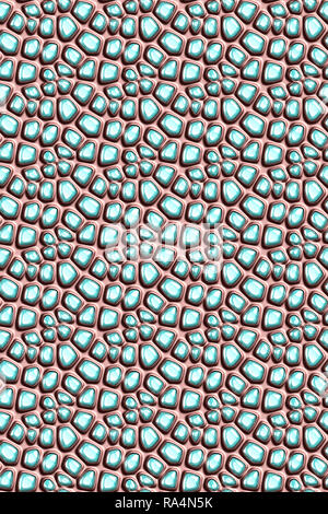 3D-Effekt nahtlose Hintergrund, Glaser Tapeten deko Muster. Stockfoto