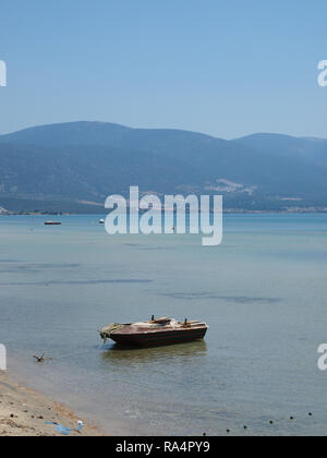 Isolierte Sicht auf Akbuk bay Türkei Stockfoto