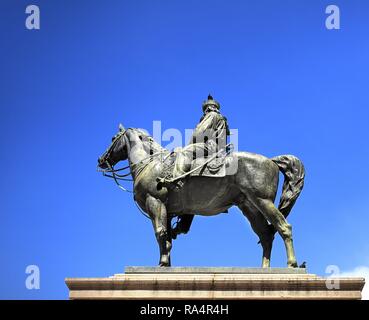 Wlochy - Ligurien - Genua - plac Piazza de Ferrari - pomnik Giuseppe Garibaldi Italien - Ligurien - Genua - Piazza de Ferrari - Denkmal für Giuseppe Garibaldi Stockfoto