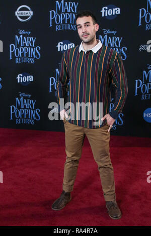 Disney's 'Mary Poppins gibt 'Weltpremiere im Dolby Theater mit: Matthew feine Wo: Los Angeles, Kalifornien, Vereinigte Staaten, wenn: 30 Nov 2018 Credit: Sheri Determan/WENN.com Stockfoto