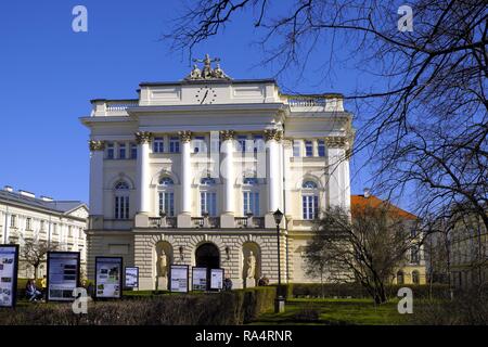 Warszawa, Polska - Uniwersytet Warszawski - dawna Biblioteka uniwersytecka Buw Warschau, Polen - Warschau University Main Campus in der Altstadt Altstadt - Universität Bibliothek BUW Stockfoto